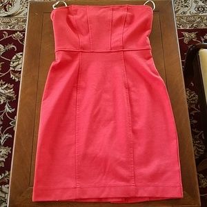 Forever 21 strapless red dress size small petite